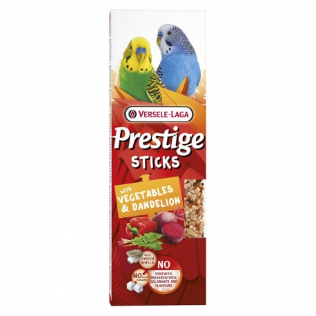 Versele Laga Prestige Sticks Para Periquitos Verduras y Diente de León