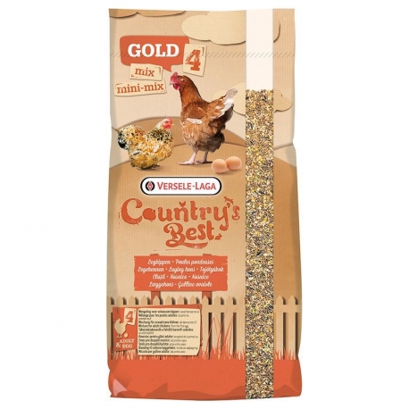 Versele Laga Country's Best Gold 4 Mini Mix Alimento Completo para Gallinas Enanas