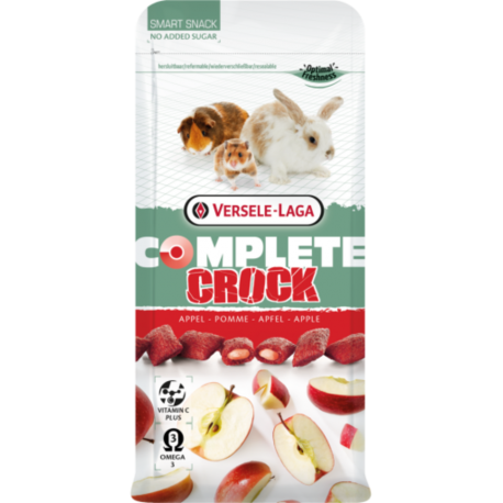 Versele Laga Complete Crock Snack de Manzana para Pequeños Mamíferos