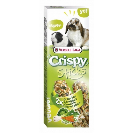 Versele Laga Crispy Sticks Snack para Conejos y Roedores con Vegetales