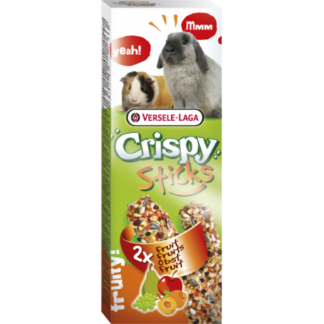 Versele Laga Crispy Sticks Snack para Conejos y Roedores con Frutas