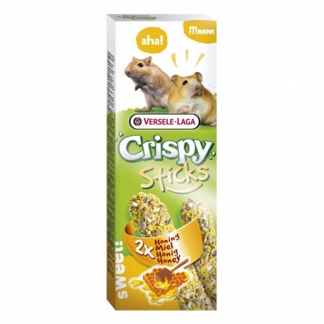 Versele Laga Crispy Sticks Snack para Hámsters y Gerbos con Miel