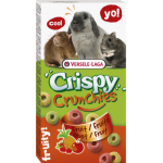 Versele Laga Crispy Crunchies Snack para Conejos y Roedores Con Frutas