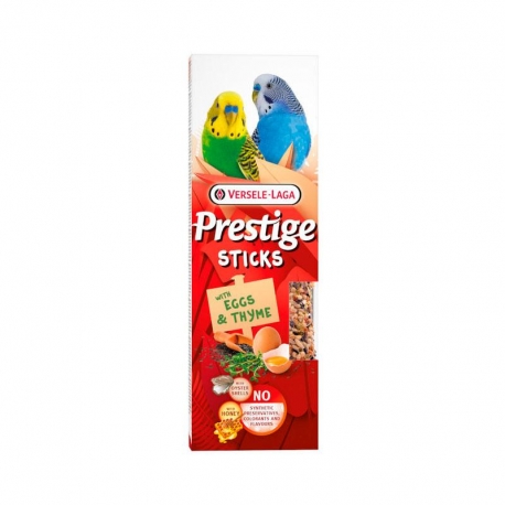 Versele Laga Prestige Sticks Para Periquitos con Huevo y Tomillo