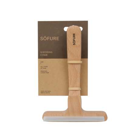 Söfure Shedding Comb Deslanador para Perros y Gatos