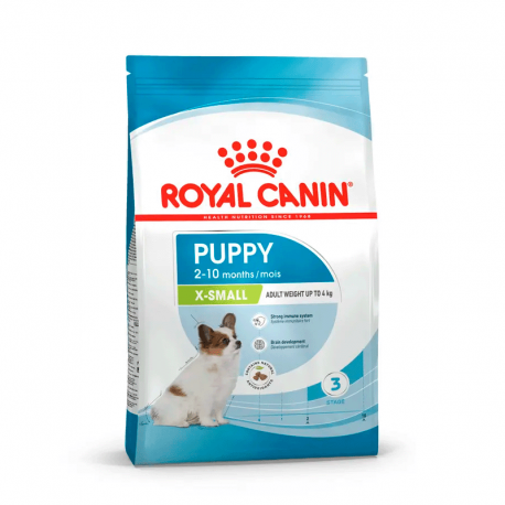 Saco frontal - Royal Canin X-Small Puppy Pienso Para Cachorro De Tamaño Mini
