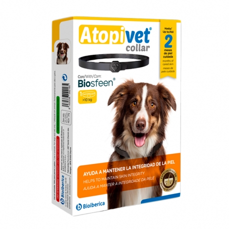 Bioiberica Atopivet Collar Para el Cuidado de la Piel de Perros Medianos y Grandes