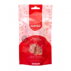 Natuka Nervios de Ternera 3 Unidades Snack Para Perros