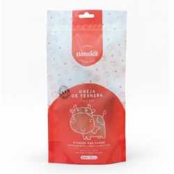 Natuka Oreja de Ternera 2 Unidades Snack Para Perros