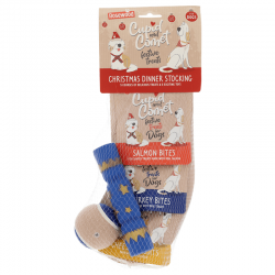 Cupid and Comet Calcetín de Navidad Snacks para Perros