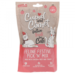 Cupid and Comet Pick ´N´Mix Snack para Gatos Navidad