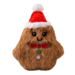 Kong Peluche para Perros Mini Muñeco de Jengibre de Navidad