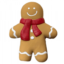 Juguete de Latex para Perros Galleta de Jengibre de Navidad Pawise