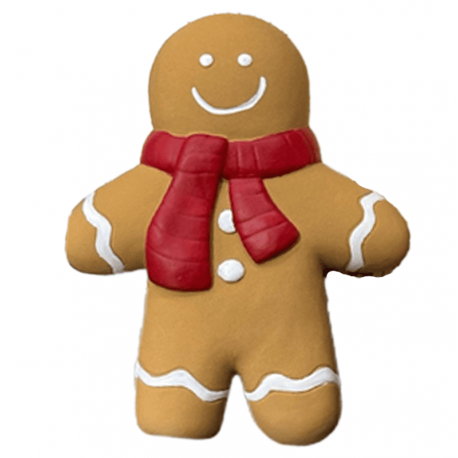 Juguete de Latex para Perros Galleta de Jengibre de Navidad Pawise