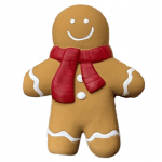 Juguete de Latex para Perros Galleta de Jengibre de Navidad Pawise