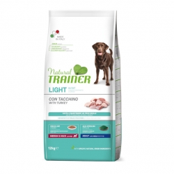 Natural Trainer Light Medium Maxi Pienso Para Perros Medianos y Grandes con Pavo