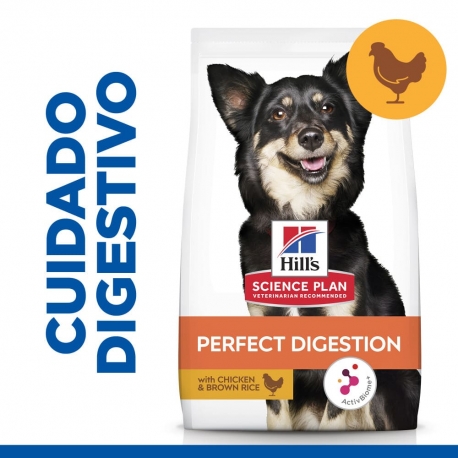 Hills Science Plan Perfect Digestion Mini Pienso Para Perros Pequeños con Pollo