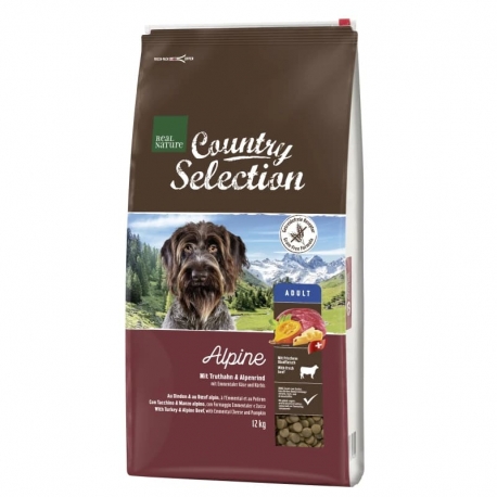 Real Nature Country Selection Alpine Adult Pienso para Perros con Pavo