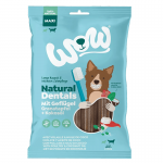 Wow Natural Dentals Snacks Dentales para Perros Grandes con Aves de Corral