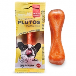 Plutos Small Hueso para Perros Pequeños Snack con Queso y Salmón