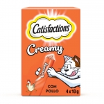 Catisfactions Creamy Snack Cremoso para Gatos con Pollo