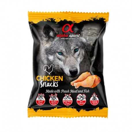 Alpha Spirit Snack Natural para Perros con Pollo