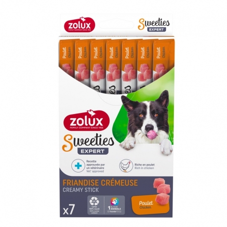 Zolux Sweeties Snack Cremoso para Perros con Pollo