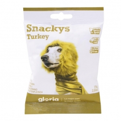 Gloria Snackys Turkey Snack para Perros con Pavo