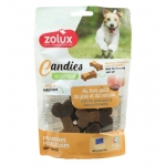 Zolux Candies Maxi Huesos Snack para Perros Medianos y Grandes con Corazón e Hígado