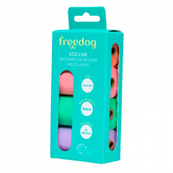 Freedog ECO Bolsas Higiénicas para Perros Colores Pastel