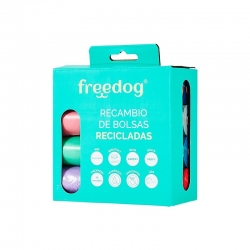 Freedog ECO Bolsas Higiénicas para Perros Colores Variados y Pastel