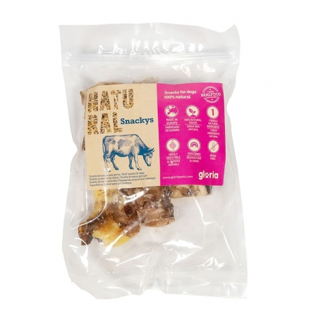 Natural Snackys Snack para Perros Porciones de Esófago de Ternera 5 cm