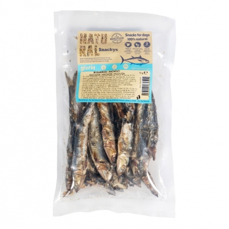 Natural Snackys Snack para Perros Boquerones Deshidratados