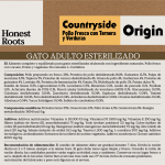 Honest Roots Origin Countryside Pienso Natural Para Gatos Esterilizados con Pollo y Vacuno