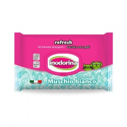 Inodorina Refresh Toallitas para Perros y Gatos Muschio