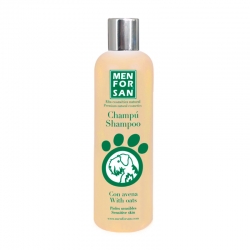 Menforsan Champú para Perros con Piel Sensible Avena
