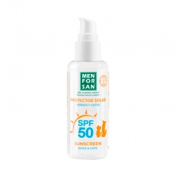 Menforsan Protector Solar para Perros y Gatos SPF 50