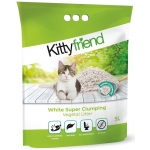 KittyFriend White Super Clumping Arena Vegetal para Gatos