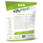 KittyFriend White Super Clumping Arena Vegetal para Gatos