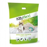 KittyFriend White Super Clumping Arena Vegetal para Gatos