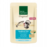 Real Nature Classic Para Gatos Bolsitas Pavo Trucha Gelatina