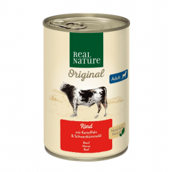 Real Nature Classic Latas Para Perros Adultos Ternera