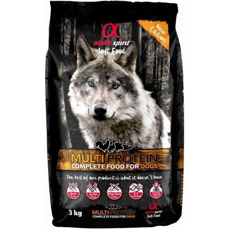 Alpha Spirit MultiProtein Pienso Semi-húmedo para Perros