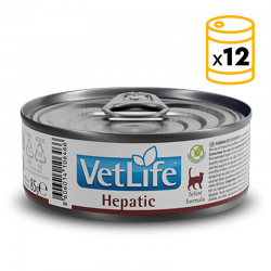 Pack de latas Farmina Vet Life Natural Diet Hepatic para gatos