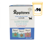 Applaws Multipack Sobres de Comida Húmeda en Caldo para Gatos con Pescado